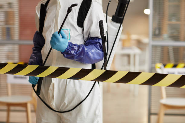 Professional Biohazard Cleanup technician working in Monmouth Junction, NJ